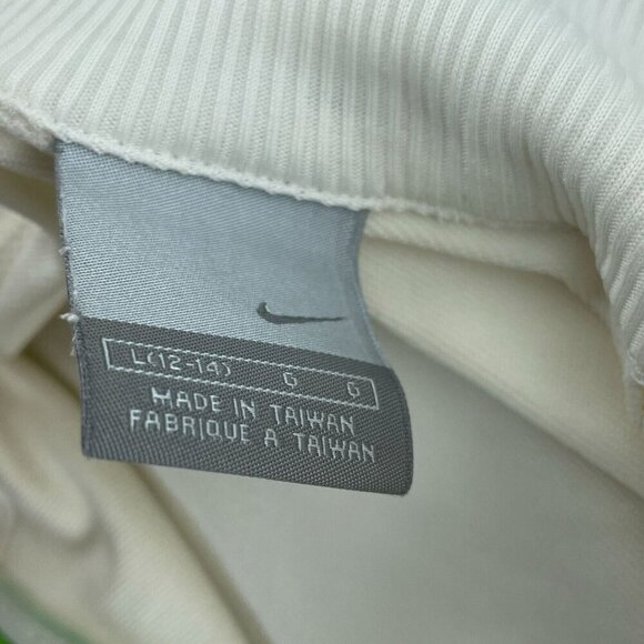 Nike Womens Half-Zip Pullover Jacket G Size Polyester & Spandex Cream 5456 - Picture 3 of 8